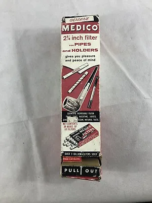 Vintage Store Display Medico Pipe Filters And Dispenser • $35