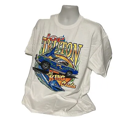 Vintage Joe Teuton HEMI KING CUDA 4426 T Shirt Men's XL Super Stock Double Sided • $26.99