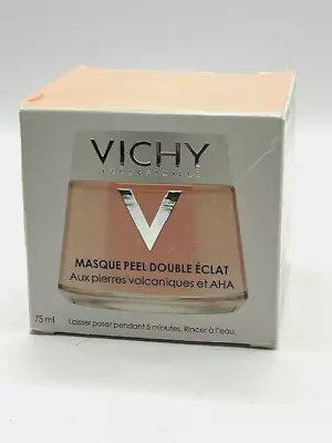 Vichy Double Glow Peel Mask Volcanic Rock AHA 2.5 Fl Oz 05/2024 NEW IN BOX • $10.79