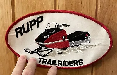 Vintage Rupp  Trail Riders Snowmobile Patch Large • $44.44