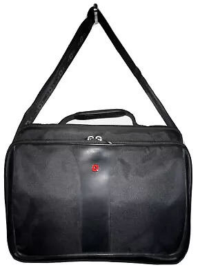 Wenger Victorinox Swiss Army Black Messenger Bag Slim Laptop Tablet Case • $16.99