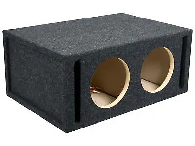 Subwoofer Box  - 8  Dual Vented Divided Chamber - 1 Inch Faceplate • $129.98