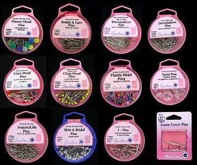 Hemline Dressmaking / Crafting Pins-multi Listing-various Types • £4.99