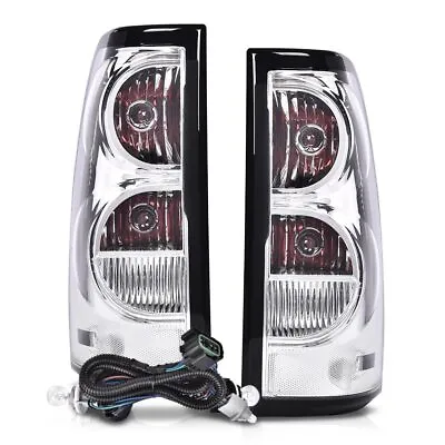 Fit For 2003-2006 Chevy Silverado Pickup Clear Lens Tail Lights Replacement • $48.54