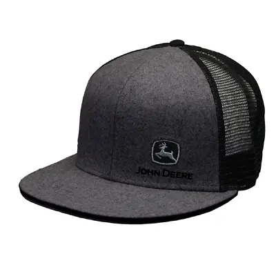 John Deere Flat Brim Snapback Cap • $35.35