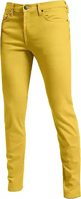 NE PEOPLE Mens Basic Classic Solid Color Skinny Fitted Stretch Jeans (26-40)  • $63.99