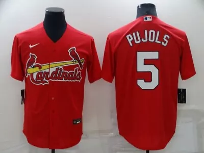 Men's St. Louis Cardinals #5 Albert Pujols Cool Base Stitched Jersey • $33.89