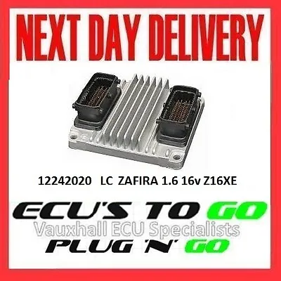 Vauxhall /opel Ecu Zafira  Ecu 1.6 Plug N Play Engine Code Z16xe 12242020 Lc • £225