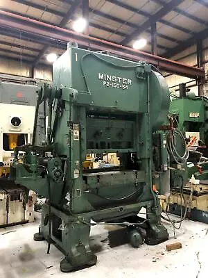 150 Ton MINSTER P2-150-54  Piece-Maker  Straight Side Metal Stamping Press • $54500