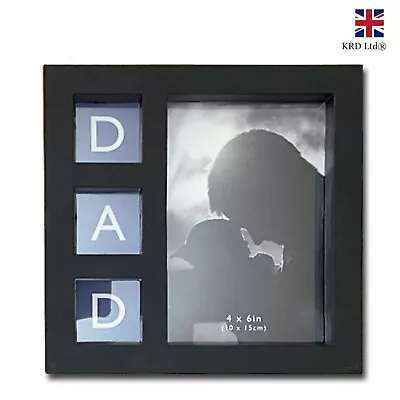 Fathers Day Photo Picture Frame Best Dad Birthdays Grandad Xmas Gifts G5241 UK • £4.03