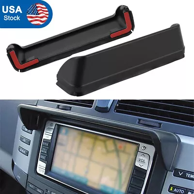 Car GPS Navigation Hood Visor Radio Sun Shade Cover Anti-Glare Accessories Black • $11.99