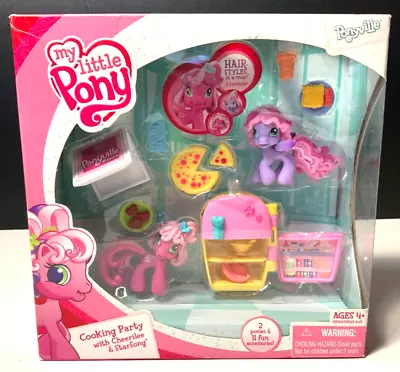 My Little Pony Ponyville Cooking Pizza Party W Cheerilee & StarSong NEW SEALED • $29.98