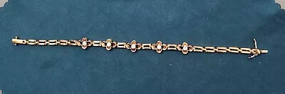 Vintage 14KT Yellow Gold Diamond Bracelet .30CT • $745