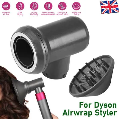 Diffuser And Adapter For Dyson Airwrap Styler HS01 HS05 Hair Dryer Combination • £11.45