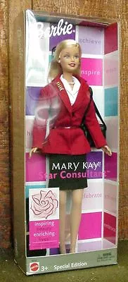 Mary Kay Consultant Prize~ Barbie Star Consultant Red Jacket~pin Bag And Brush • $2400
