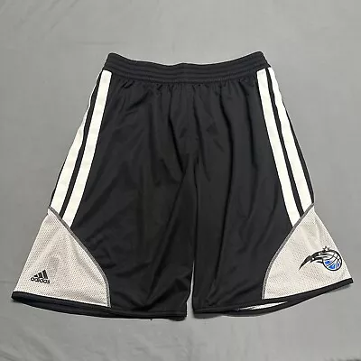 Adidas Orlando Magic Shorts Black White Men’s 2XL Basketball NBA Reversible • $22