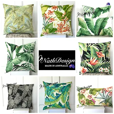 Tommy Bahama / Richloom Indoor/Outdoor Tropical Palm Leaves Cushion Covers • $25.50