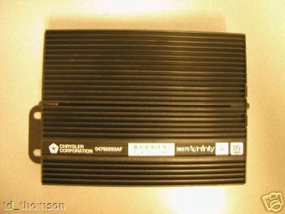 $125 • Buy Chrysler/dodge/jeep Infinity Sound Amp # P04760293af