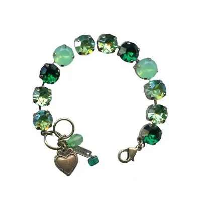 Bracelet By Mariana My Treasures Coll. Charming Emerald Pacific Opal & Perid... • $136