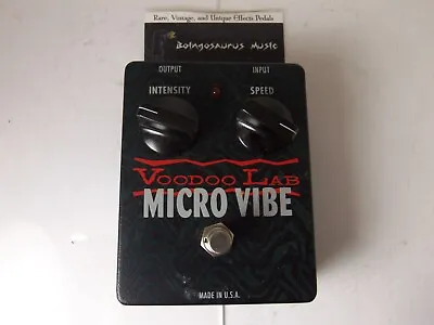 Voodoo Labs Micro Vibe Vibrato Effects Pedal Free USA Shipping • $149.99