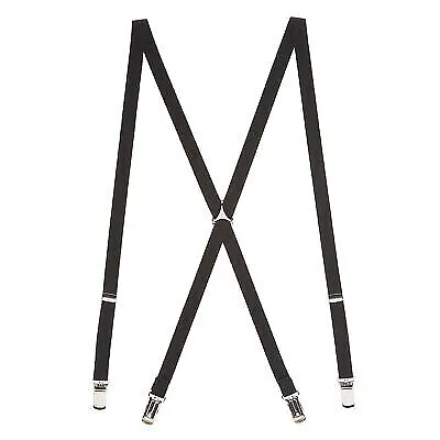 SuspenderStore Skinny Matte Satin Suspenders- 3/4  Wide Elastic - CLIP- 2 Sizes • $23.95