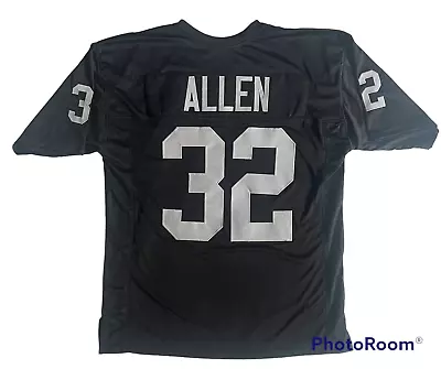 Marcus Allen Unsigned Custom Sewn Stitched Black Oakland  Jersey Size XL • $35