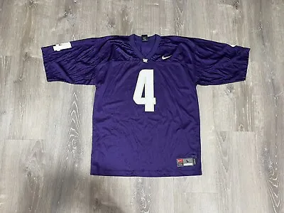 University Of Washington Huskies U Of W Ncaa #4 Jersey By Team Nike Men's Large • $20