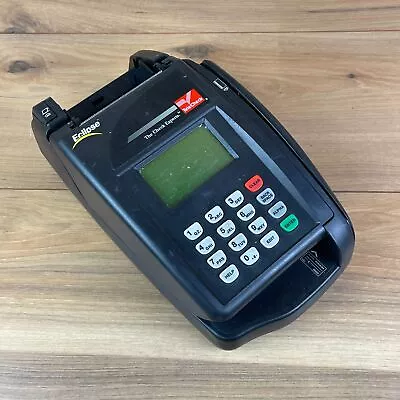 Telecheck Eclipse Black Handheld Credit Card POS Terminal - For Parts (Untested) • $29.99