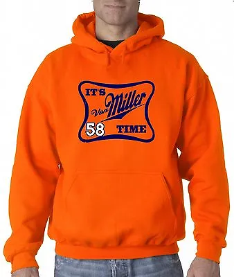 Von Miller Denver Broncos  Miller Time  Jersey Hooded SWEATSHIRT HOODIE • $35.64