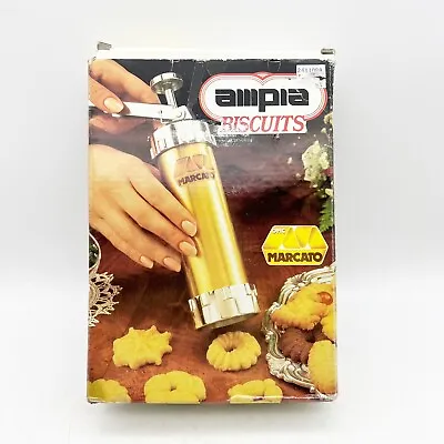 Marcato Ampia Biscuits Norpro Vintage Cookie Press 20 Disc 3 Tips Italy • $29.99
