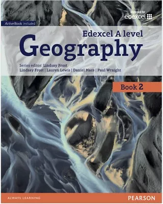 A Level/Year 2 Geography Edexcel Textbook PEARSON • £5