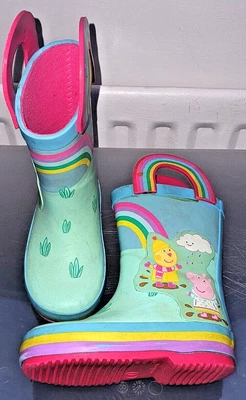 £1.99 • Buy Peppa Pig George Walkers Infant Girls Waterproof Rain Wellington Boots Size 4