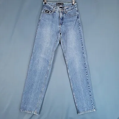 Cowgirl Up Women's Denim Pants Low Rise Straight Blue Size 5/6 • $19.69