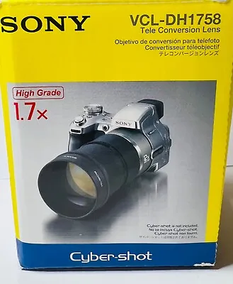 Sony VCL-DH1758 Tele Conversion Lens With Manual And Box. • $65.24