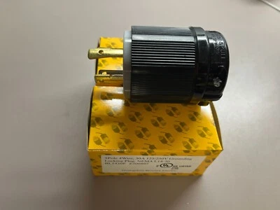 $9.97 • Buy NEMA L14-30P Male Plug 30A 125/250V Generator Plug L1430 1430P L1430P 1430