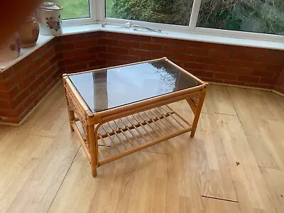 Cane Furniture - Table For Conservatory • £2.50