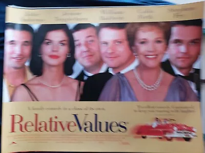 Relative Values  Colin Firth Julie Andrews Original Quad Cinema Poster • £9.99