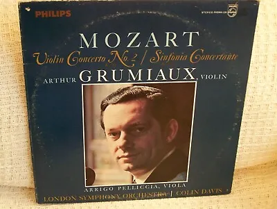 Arthur Grumiaux Mozart Sinfonia Concertante Violin Con. 2 Mercury Stereo Press! • $7.99