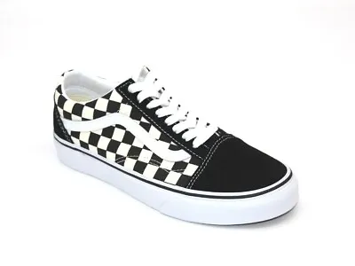 VANS Old Skool  Low Primary Checkered Black & White UNISEX SKATEBOARDING SHOE • $54.99