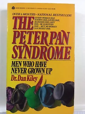 The Peter Pan Syndrome Men Who Have Never Grown Up Vintage Book 1984 • $13.41