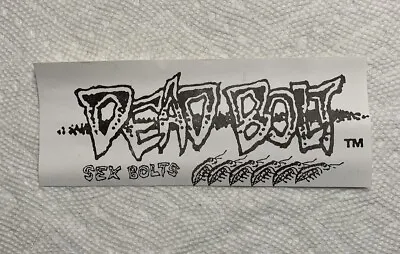 Vintage Skateboard Sticker Deadbolt Zorlac Metallica Pushead Gonzales NOS Deck 1 • $12