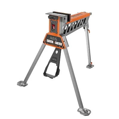 $349 • Buy AEG™ Super Clamp Portable Foldable Work Station Work Bench Saw Horse Metal Vice