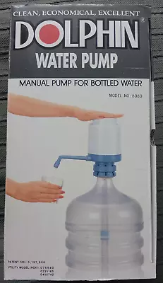 Dolphin Water Pump 8080 - BPA-Free Manual Drinking Water Pump • $19.99