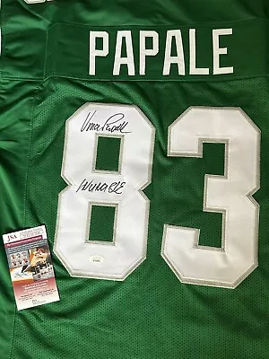 Vince Papale Autographed/Signed Jersey JSA COA Philadelphia Eagles Invincible  • $99