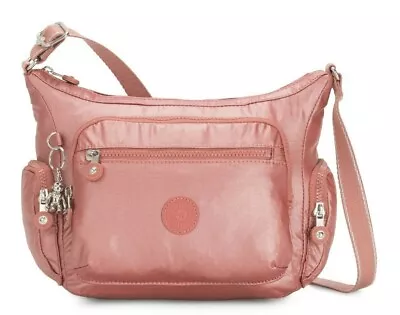£78.30 • Buy Kipling GABBIE S  Crossbody Bag With Phone Compartment - Metallic Rust