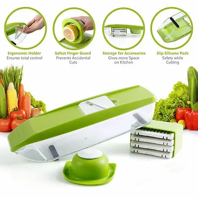 £12.95 • Buy Super Vegetable Chopper Salad Fruit Mandolin Slicer Food Dicer Cutter Peeler