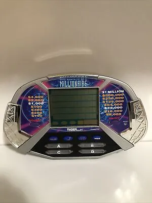 £5.74 • Buy Vintage Tiger Who Wants To Be A Millionaire Handheld Video Game Tested 2000