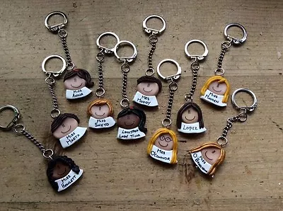 £1.99 • Buy Personalised Lockdown Gift Keyring  Nurse Doctor Handmade Key Worker Stay Safe