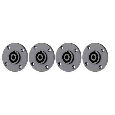 4pcs NL4MPR Speakon 4 Pole Round Chassis Mount Connector Replacement For Neutrik • $9.99