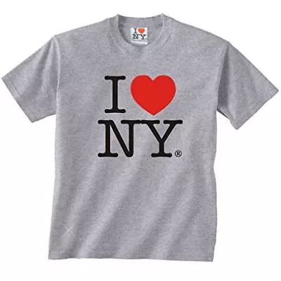 I Love NY T-Shirt Grey Unisex Short Sleeve • $14.99